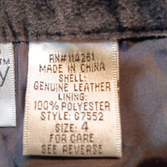 NEWPORT NEWS Womens Suede Pants - Dark Brown - Picture 3 of 6